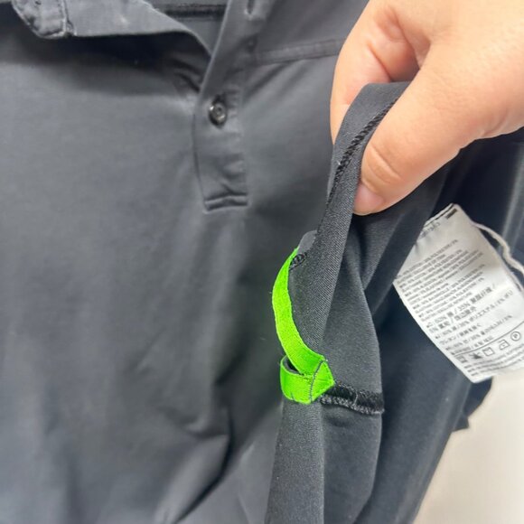 Arcteryx Mens Black Polo Shirt L Cotton Blend outdoor office - Picture 4 of 9